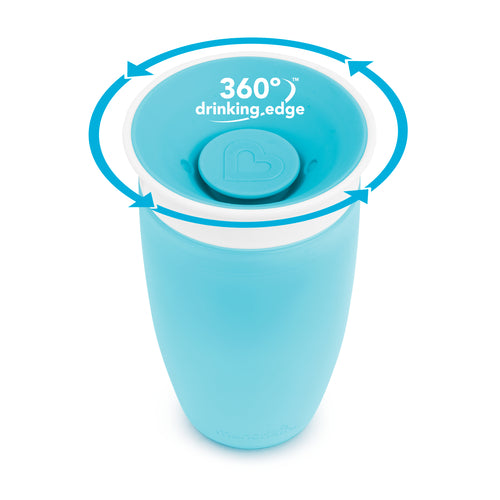 Munchkin Miracle 360 Sippy Cup – Blå 296 ml +6 månader
