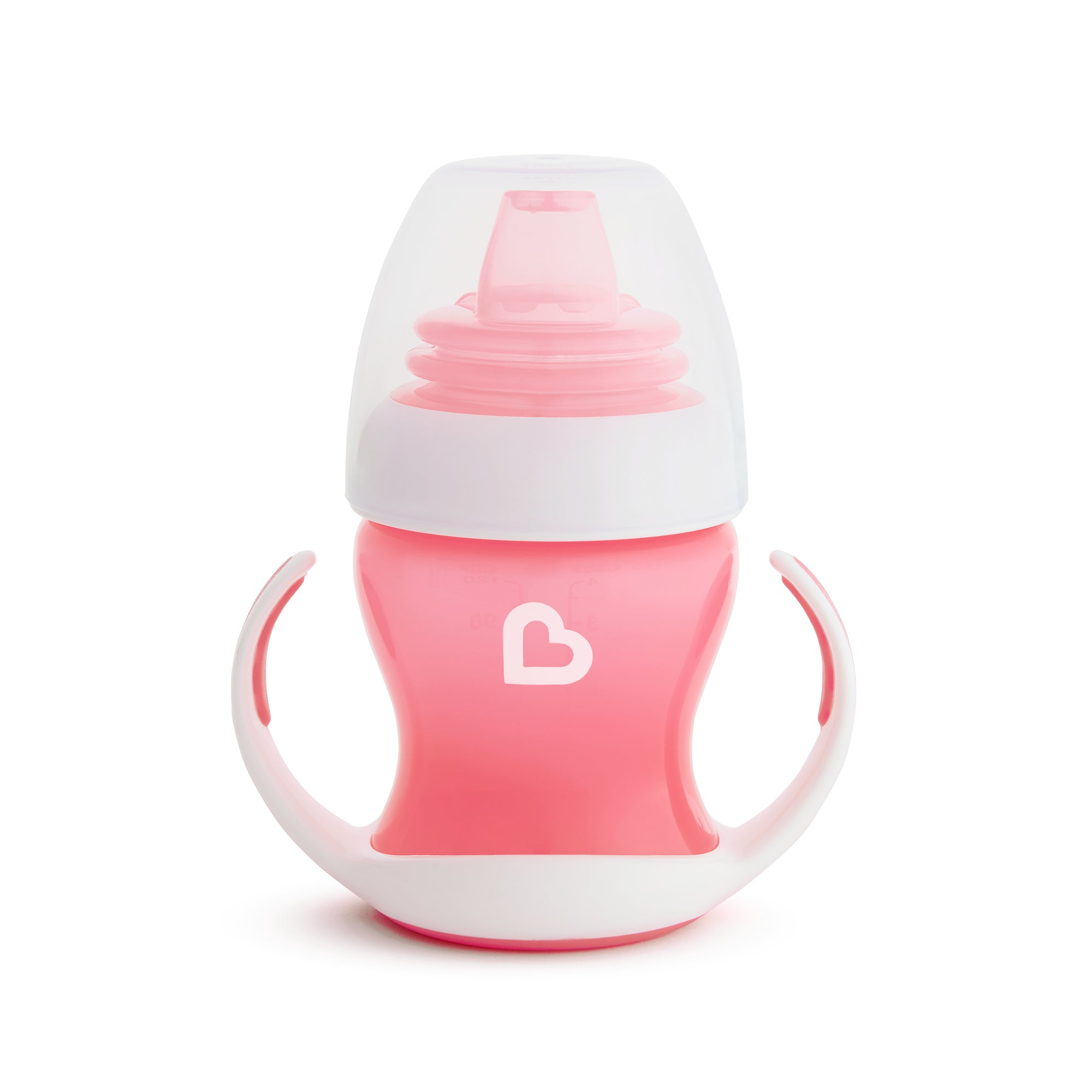 Munchkin Gentle Transition Pipmugg +4 Mån 120 ml – Rosa