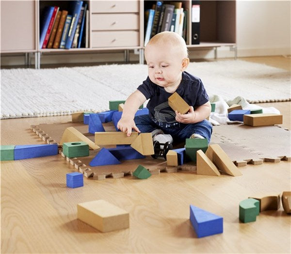 Cappuccino Skumgolv Lekmatta By BabyDan - Brun