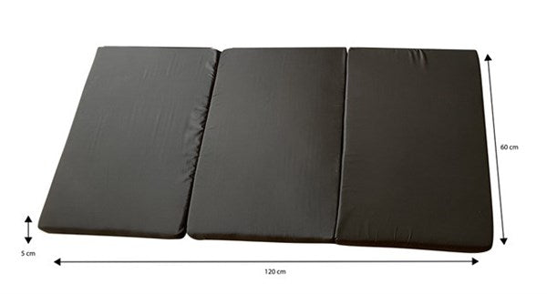 Hopfällbar Madrass 60x120 cm By BabyDan - Svart