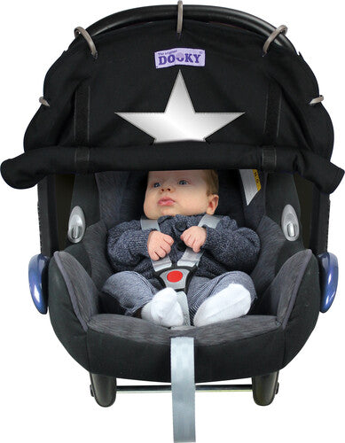 Dooky Universal Cover Winter With Reflective Start Black