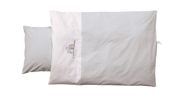 Juniorsängset Love Birds By BabyDan – Grå 100x130 / 38x55 cm