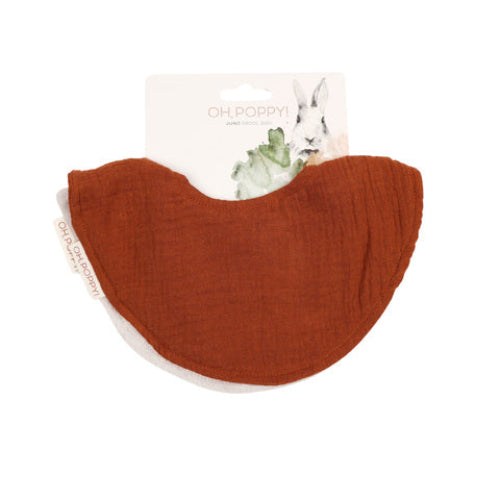 Oh Poppy! Juno Dregglis 2-pack – Warm Rust / Linnebeige
