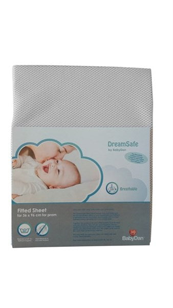 DreamSafe Lakan Till Barnvagn By Babydan (36x96 cm) - Vit