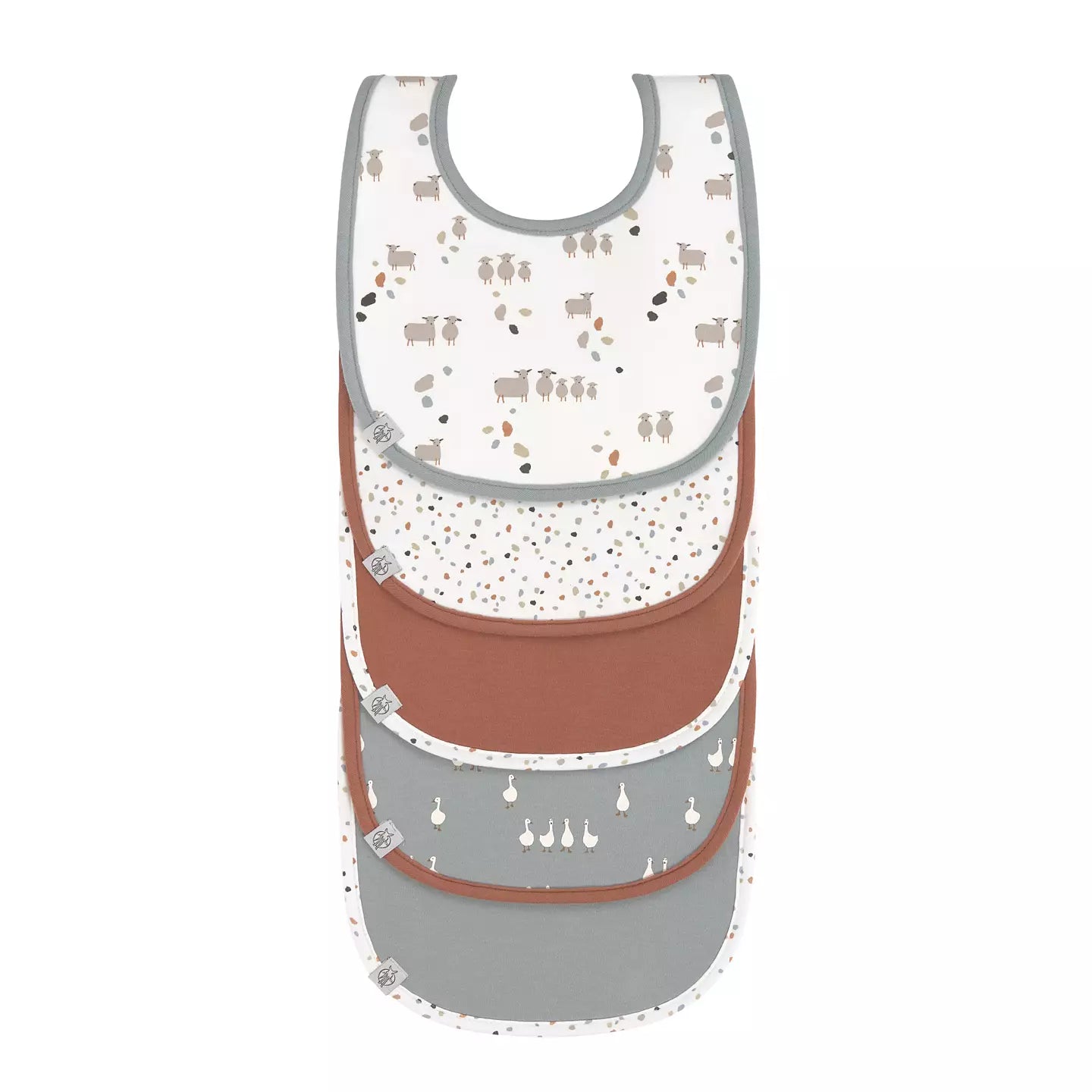 LÄSSIG Haklapp 5-pack – Tiny Farmer Blå