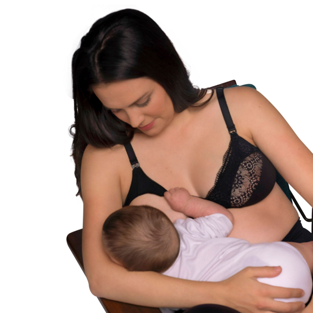 Carriwell Soft As Silk Amnings-BH – Svart