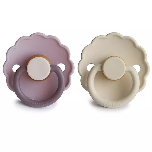 FRIGG Daisy Latexnapp 2-pack – Lavendel & Gräddvit
