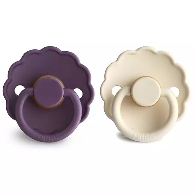 FRIGG Daisy Latexnapp 2-pack – Violdröm & Gräddvit