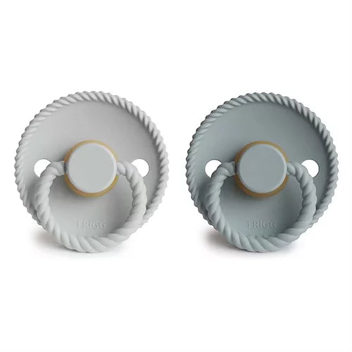 FRIGG Rope Silikonnapp 2-Pack Ljusgrå & Dimgrå