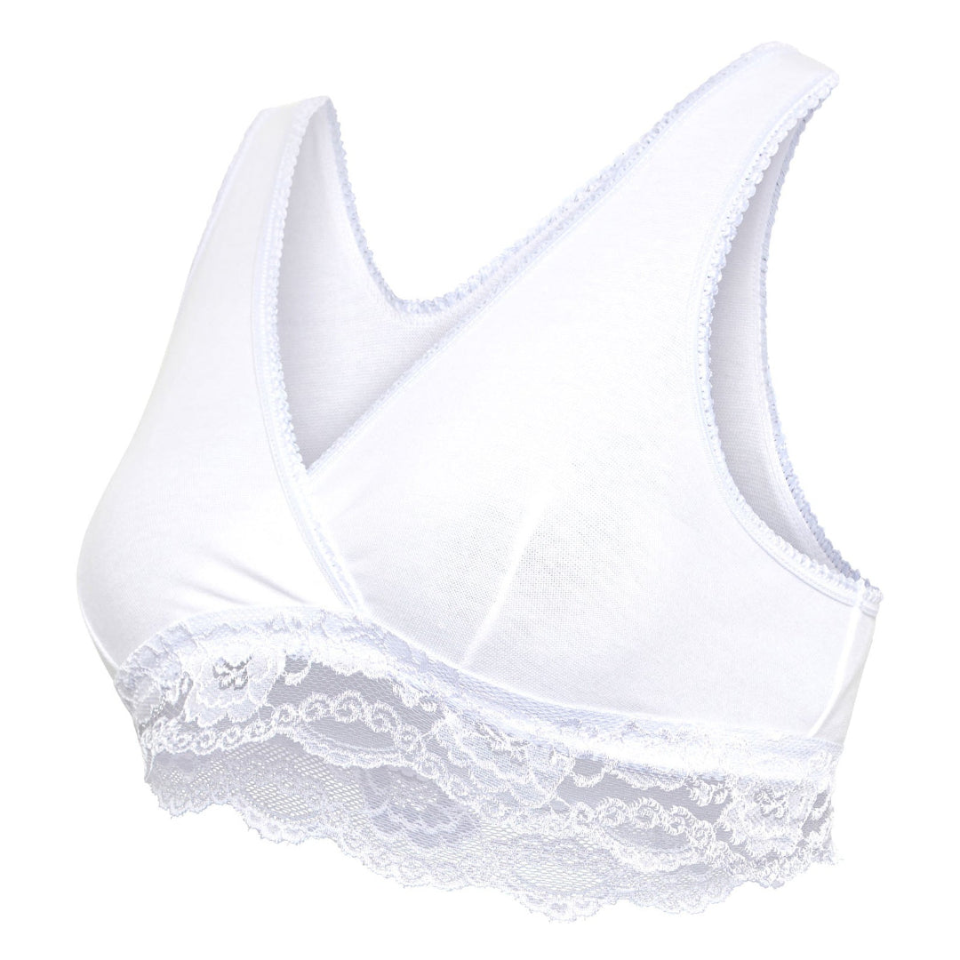 Carriwell Gravid- och Amningsbh Omlott Eko – Vit