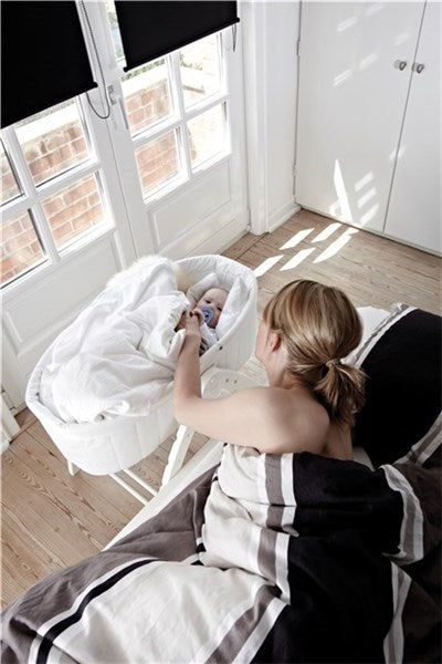 Angel 3-i-1 (barnstol, babysitter och vagga) By BabyDan - Vit