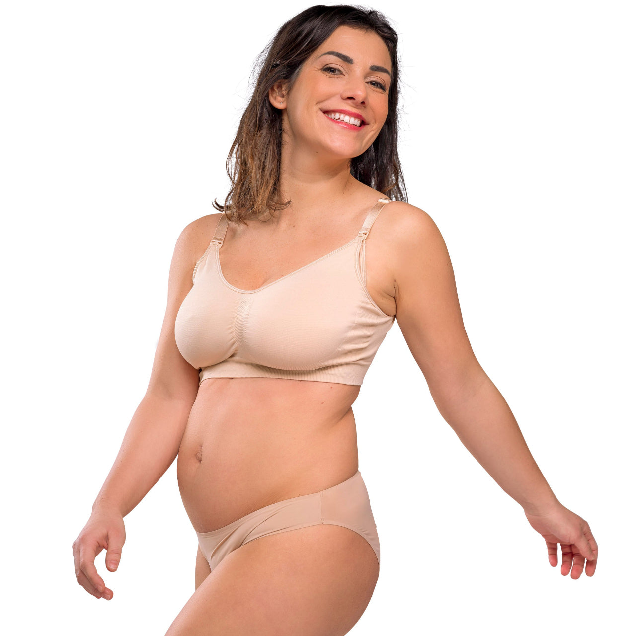 Carriwells Gravid- och Amningsbh 2-pack – Svart & Honung