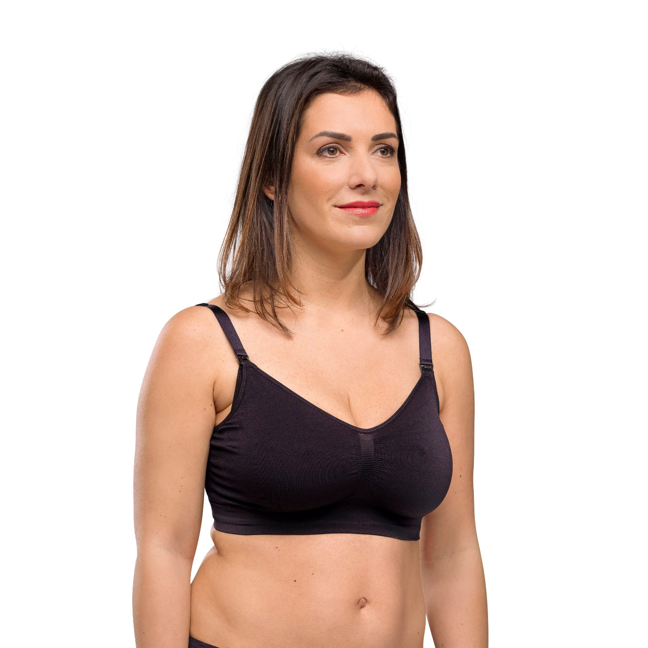 Carriwells Gravid- och Amningsbh 2-pack – Svart & Honung