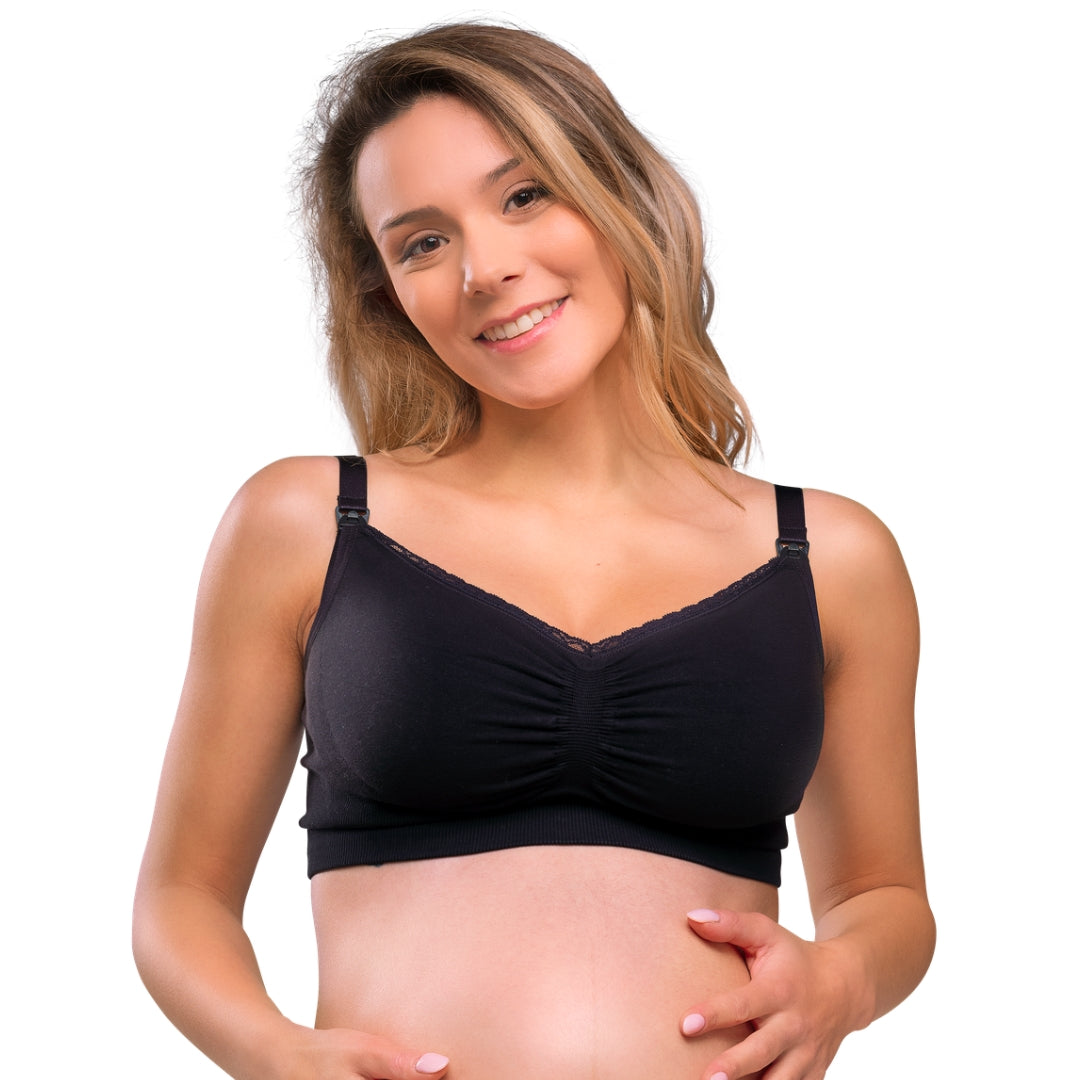 Carriwell Gravid- och Amningsbh Eko – Svart