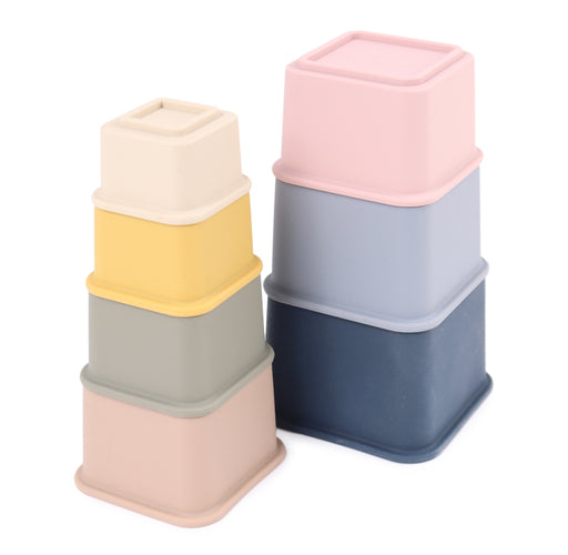 Carlo Baby Silicon Stacking Tower 7 pcs