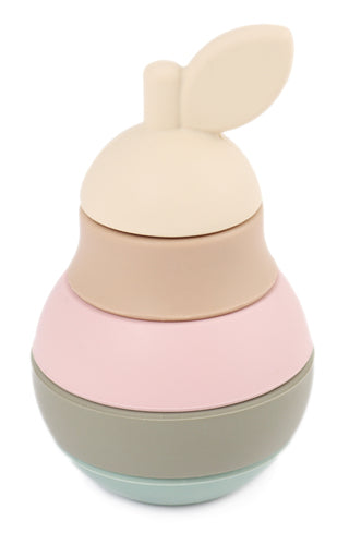 Carlo Baby Silicon Stacking Toy Pear 5 pcs