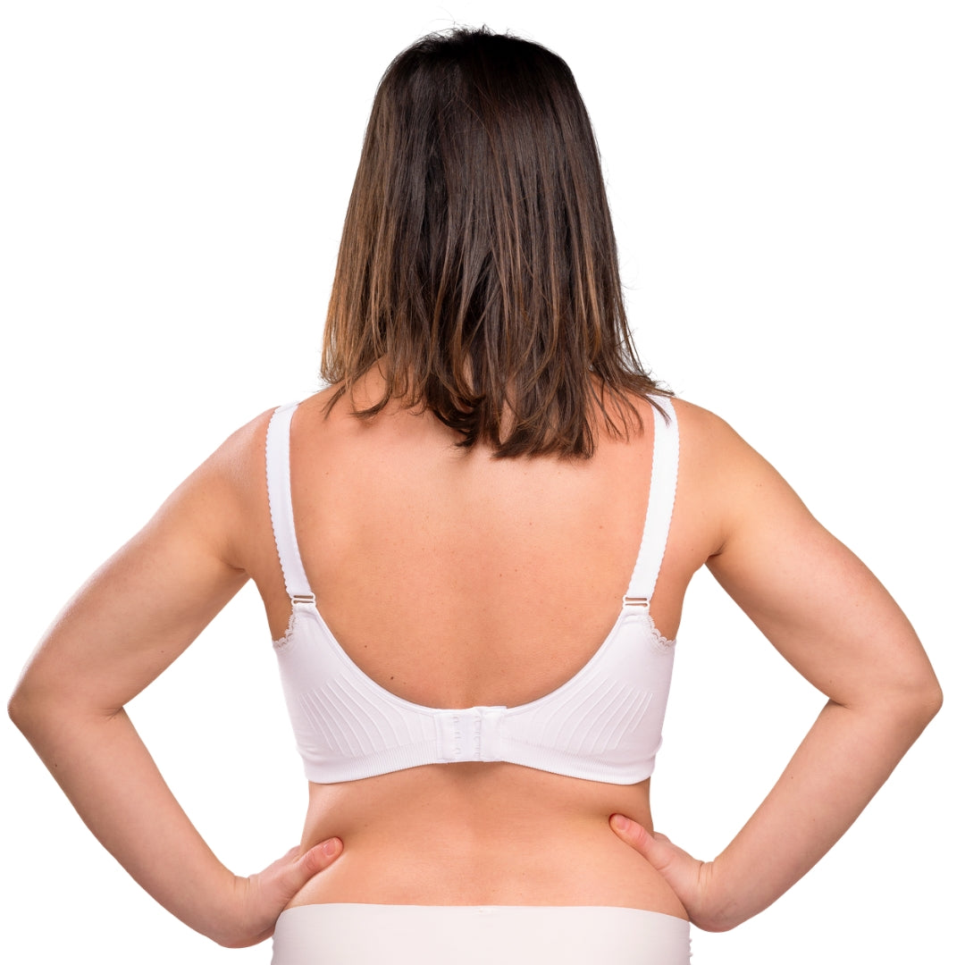 Carriwell Vadderad Gravid- och Amningsbh Carri-Gel – Vit