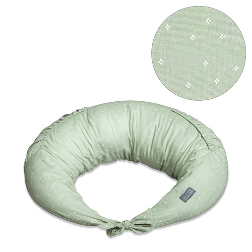 Vinter & Bloom Meadow Amningskudde grön