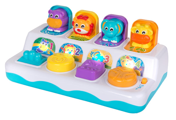 Playgro Music And Lights Pop Up Jungle Pals 12m+