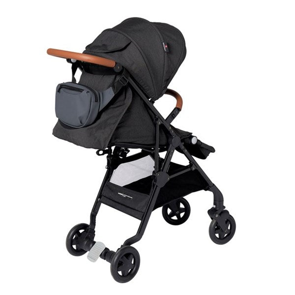 Fanny Pack Skötväska Med Underlägg - Grå