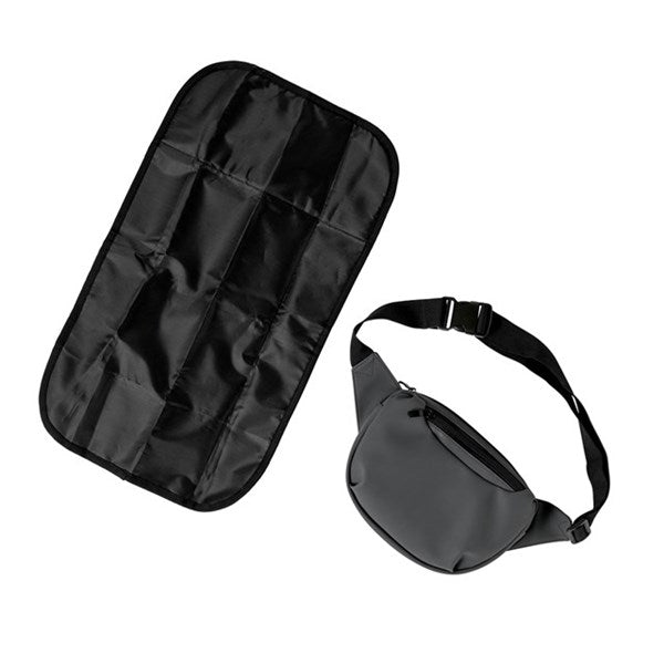 Fanny Pack Skötväska Med Underlägg - Grå