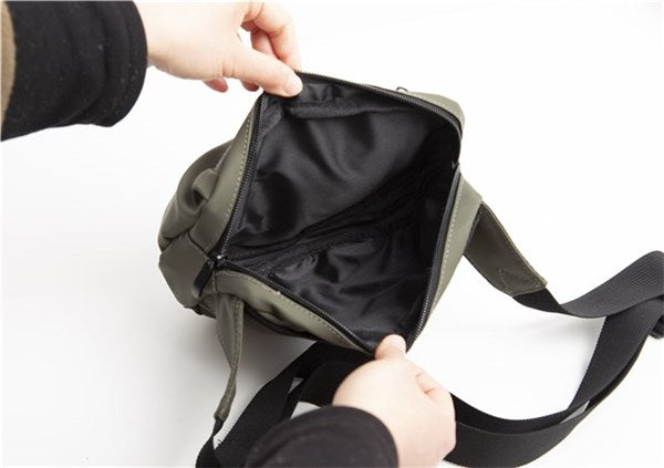 Fanny Pack Skötväska Med Underlägg - Grön