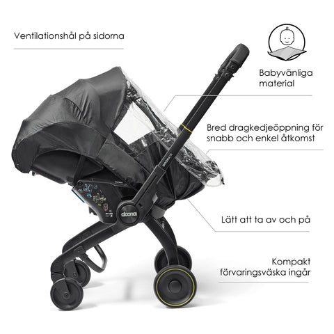 Doona Regnskydd X - Svart