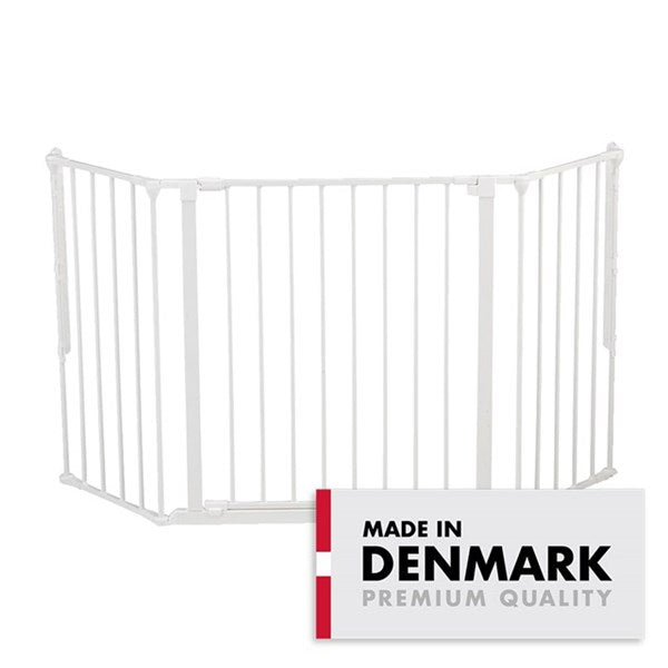BabyDan Flex M Säkerhetsgrind - Barngrind Vit 90cm - 146cm