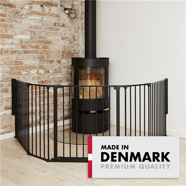 BabyDan Flex XL Säkerhetsgrind - Svart 90cm - 278cm