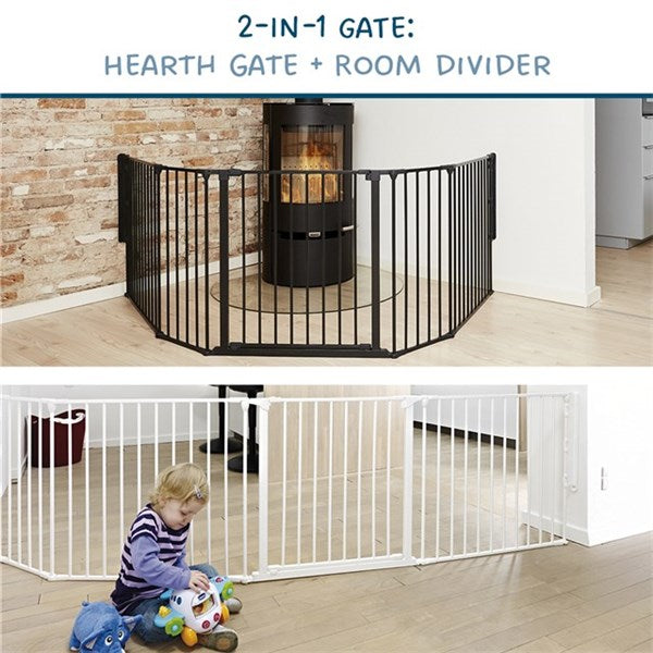 BabyDan Flex XL Säkerhetsgrind - Svart 90cm - 278cm