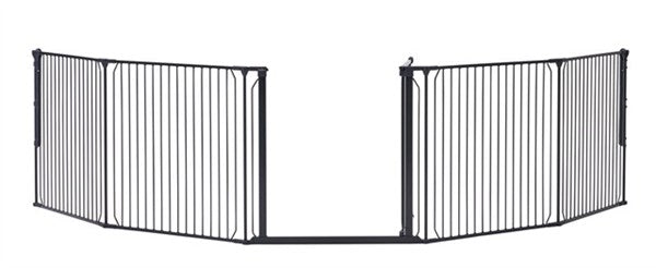 BabyDan CombiFit XXL Säkerhetsgrindar - Svart 90cm - 350cm