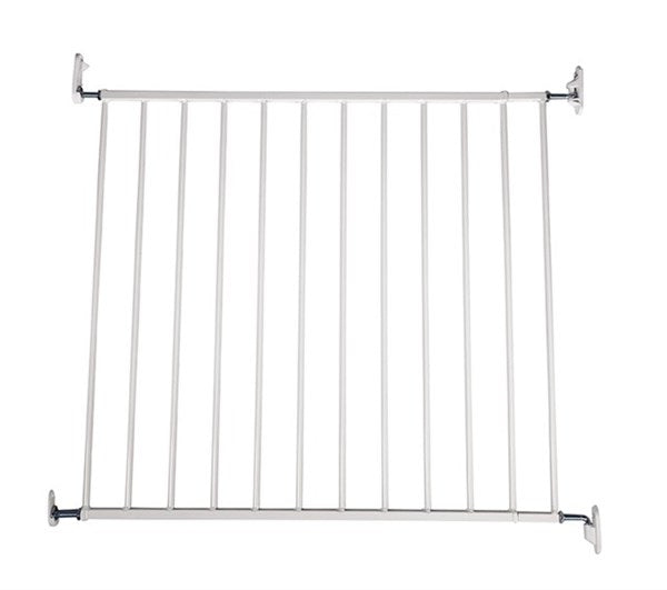 BabyDan No Trip Wide Säkerhetsgrind Barngrind Metall - Vit