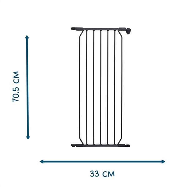 Förlängning BabyDan CombiFit & BabyDan Carl Säkerhetsgrind Barngrind 33 cm - Svart
