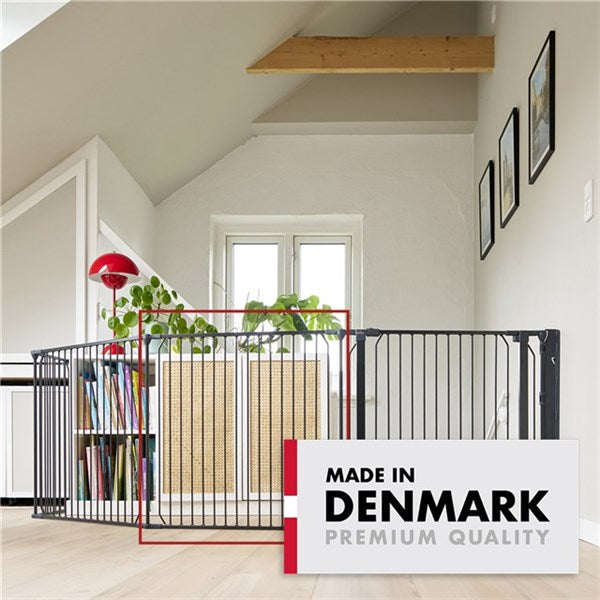Förlängning BabyDan CombiFit & BabyDan Carl Säkerhetsgrind Barngrind 72 cm - Svart