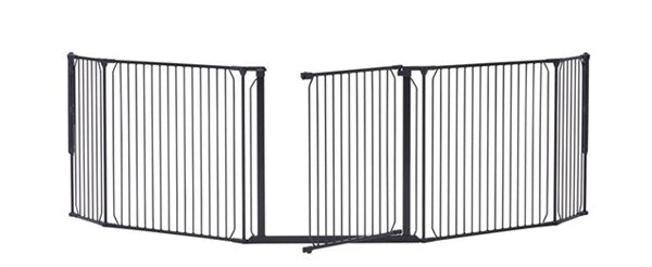 BabyDan CombiFit XL Säkerhetsgrindar - Svart 90cm - 278cm