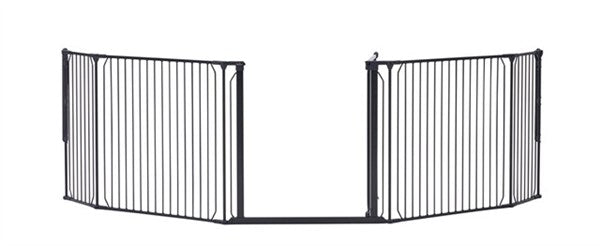 BabyDan CombiFit XL Säkerhetsgrindar - Svart 90cm - 278cm