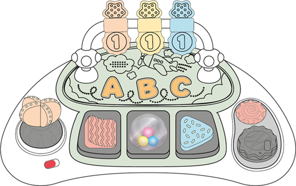 Gåstol By BabyDan - Grön