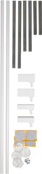 BabyDan Extend A Gate med 2 förlängningar – Vit