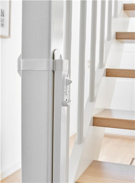 BabyDan Säkerhetsgrind Barngrind Trappadapter - Vit