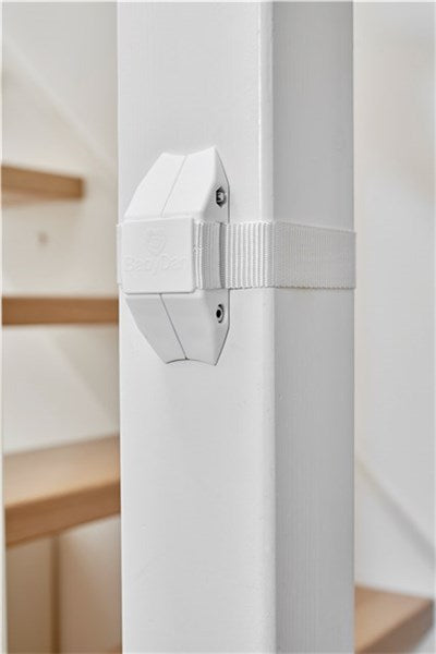 BabyDan Säkerhetsgrind Barngrind Trappadapter - Vit