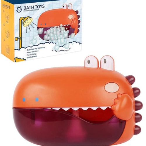 Carlo Baby Dino Bath Bubble Blower with Music Red +36 m