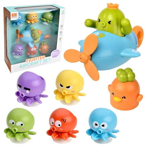 Carlo Baby Airplane Water Cannon Play Set + 18 m