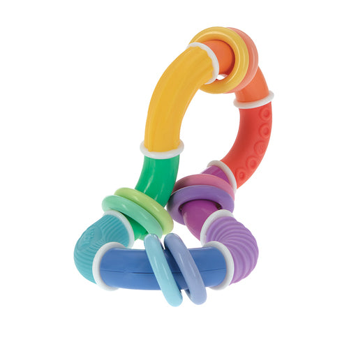 Nuby Bitleksak Twist & Rattle med Ringar +6m