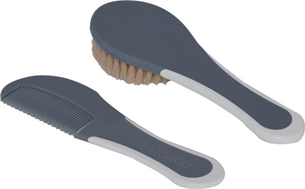 Bébé-jou kam och borstset - Grå