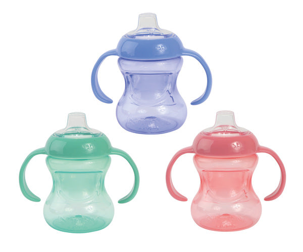 Nuby Mini Easy Grip Cup med Handtag 150 ml – Grön/Blå/Rosa – Från 4 månader