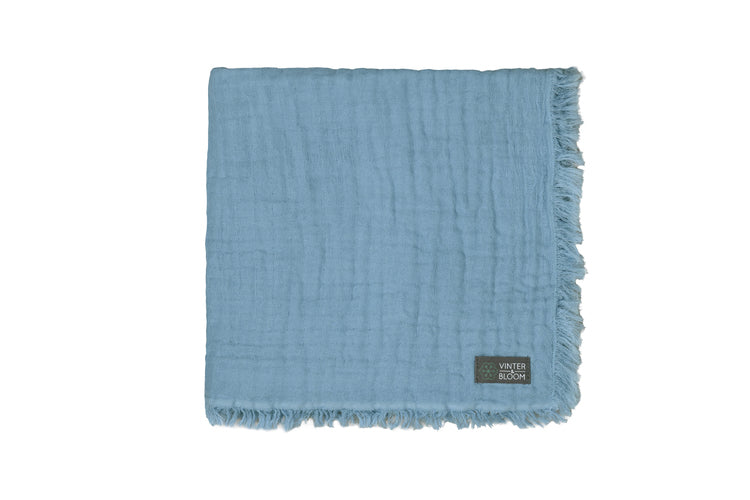 Vinter & Bloom Filt Feather Muslin EKO "Dim Blue"