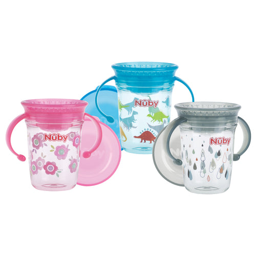Nuby Twin Handle 360° Wonder Cup Tritan 240 ml +6m
