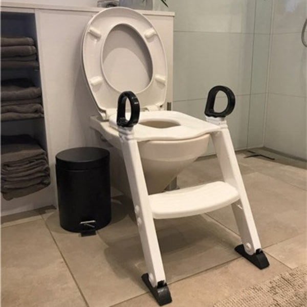 Toalettränare Med Trappa By BabyDan - Vit