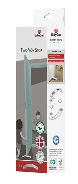 BabyDan Tvåvägs Dörrstopp - Vit