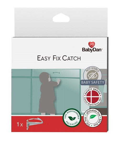 BabyDan Easy Fix Säkerhetslås - Vit
